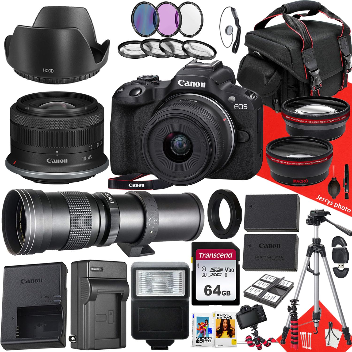 Amazon.com : Canon EOS R50 Mirrorless Camera with RF-S 18-45mm f